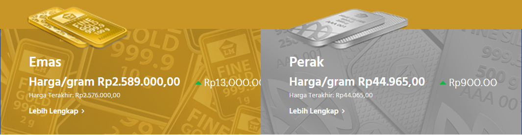 Update Harga Emas Hari ini by Istana Gold